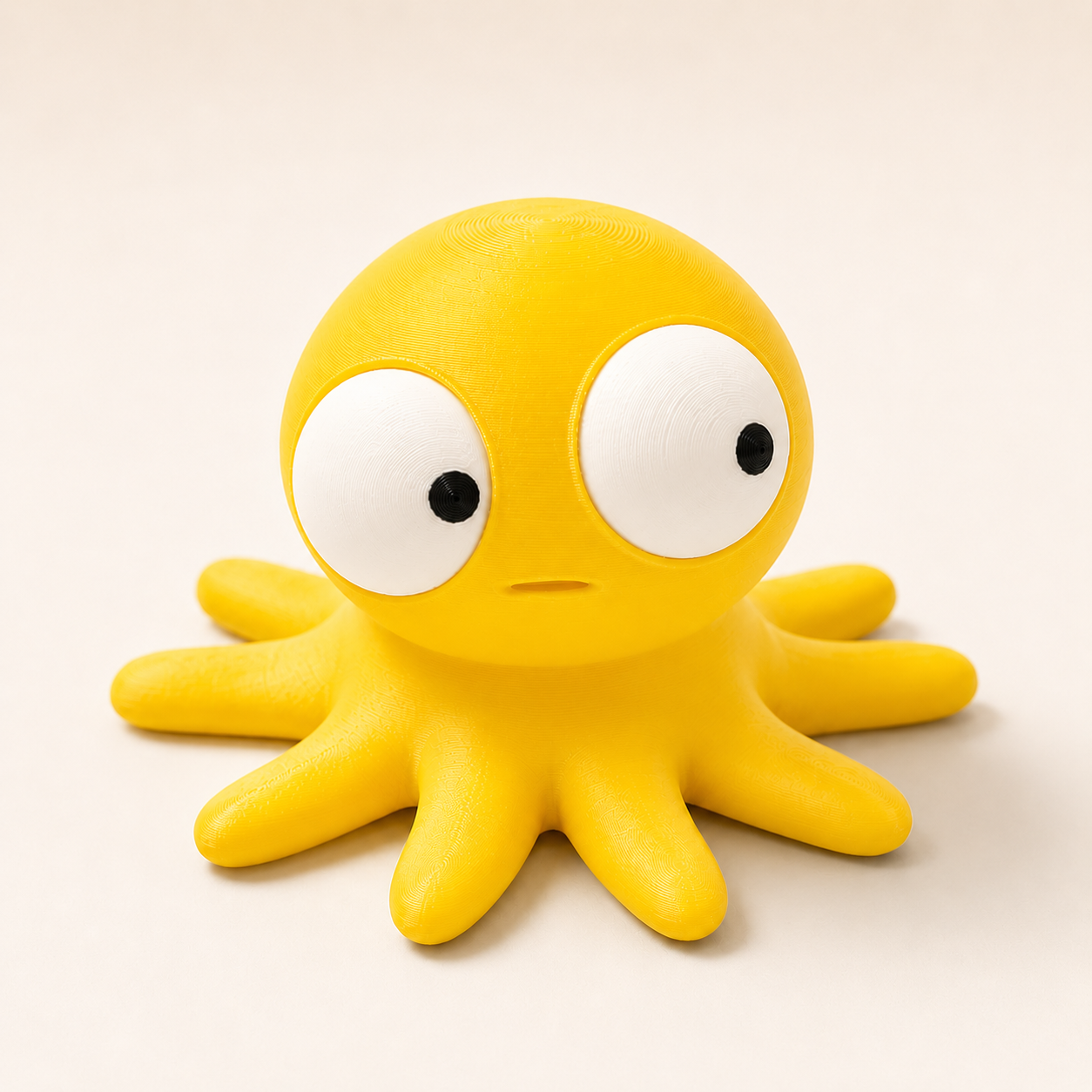 Goofy Oktopus | Süße 3D-gedruckte Sammelfigur – VantaVice