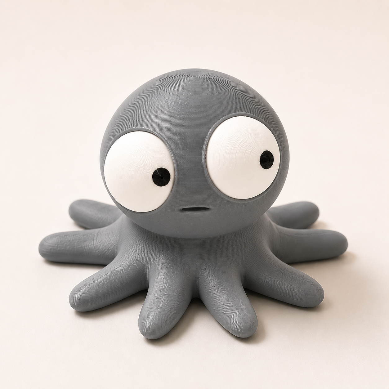 Goofy Oktopus | Süße 3D-gedruckte Sammelfigur – VantaVice