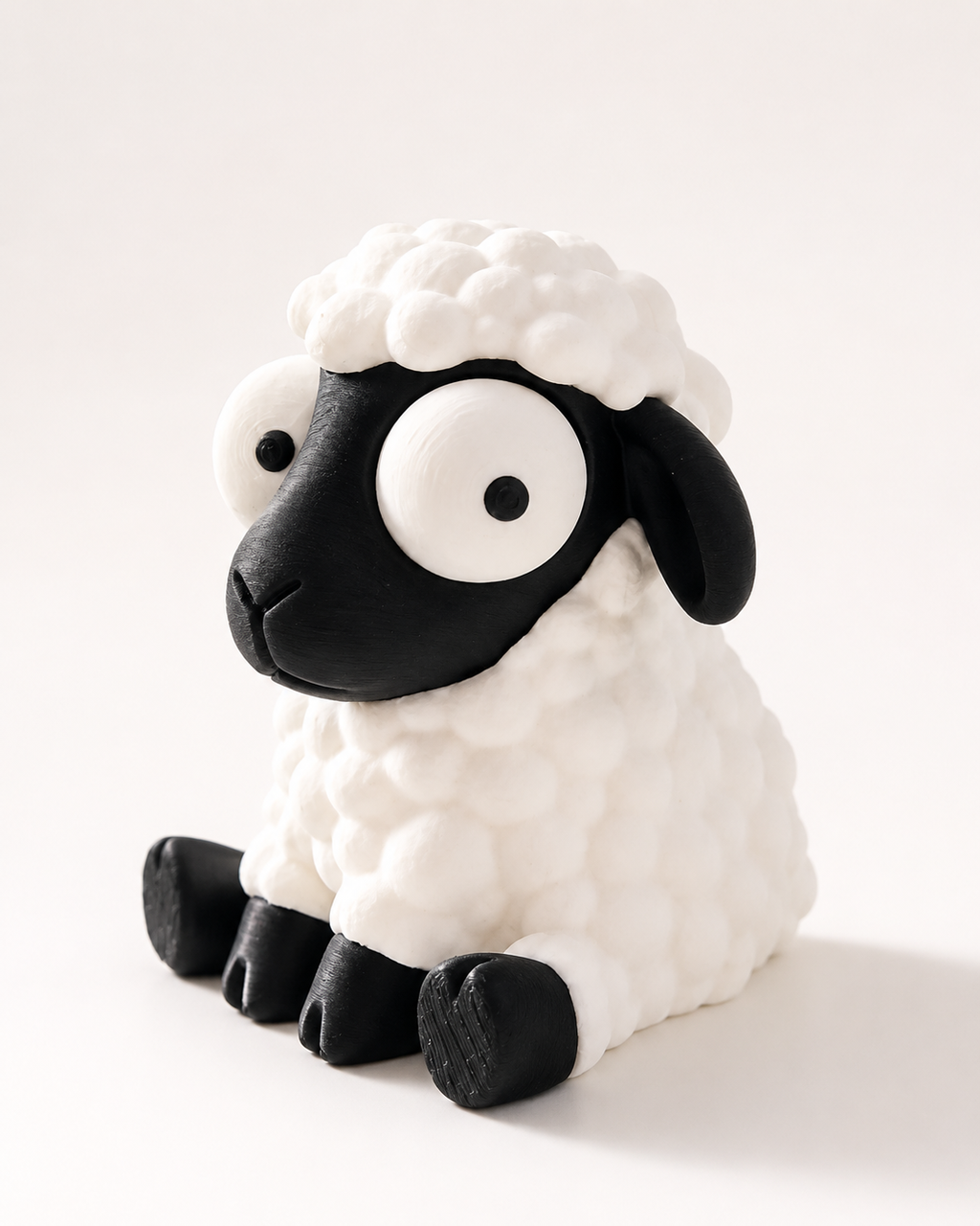 Goofy Schaf | Süße 3D-gedruckte Sammelfigur – VantaVice