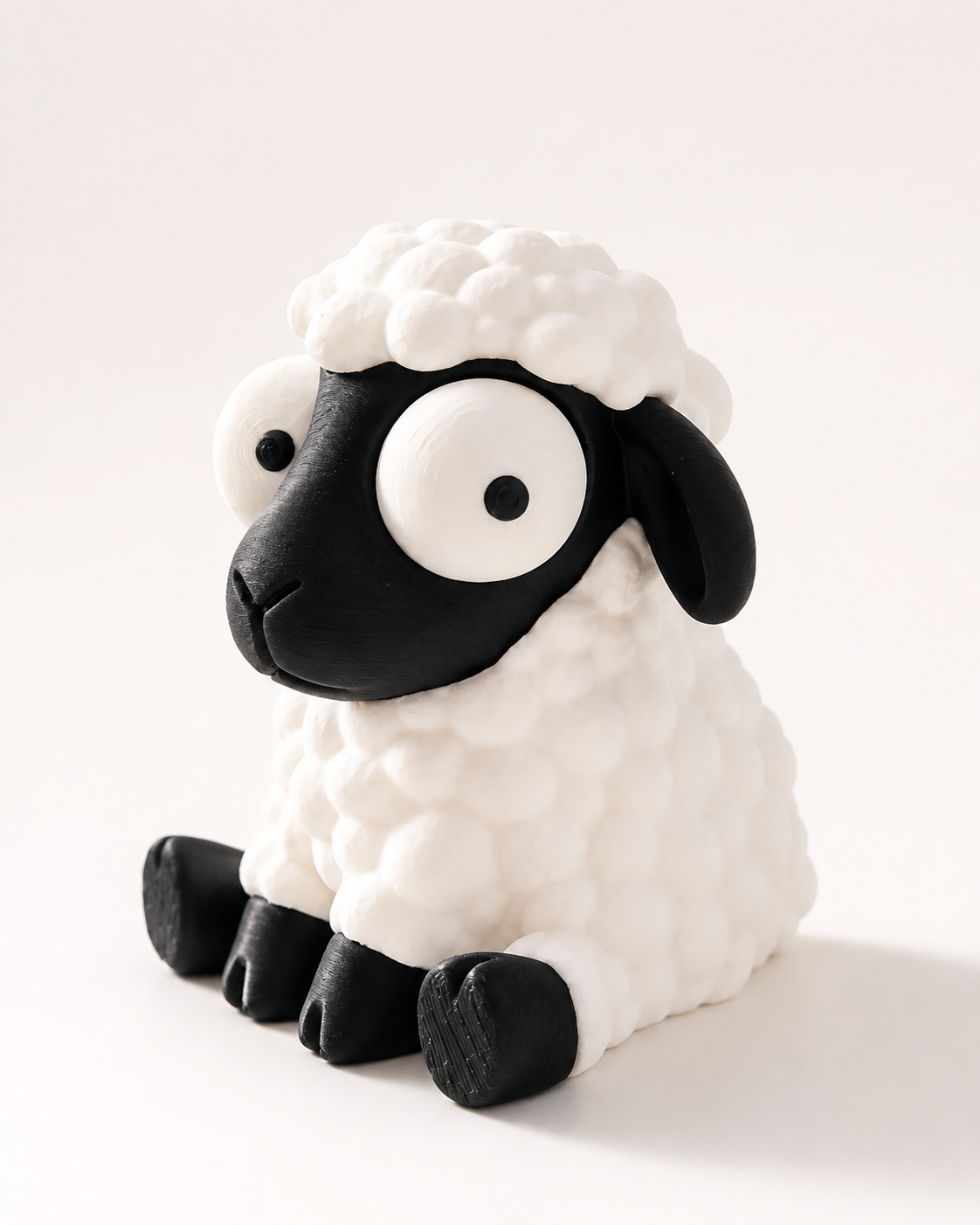 Goofy Schaf | Süße 3D-gedruckte Sammelfigur – VantaVice