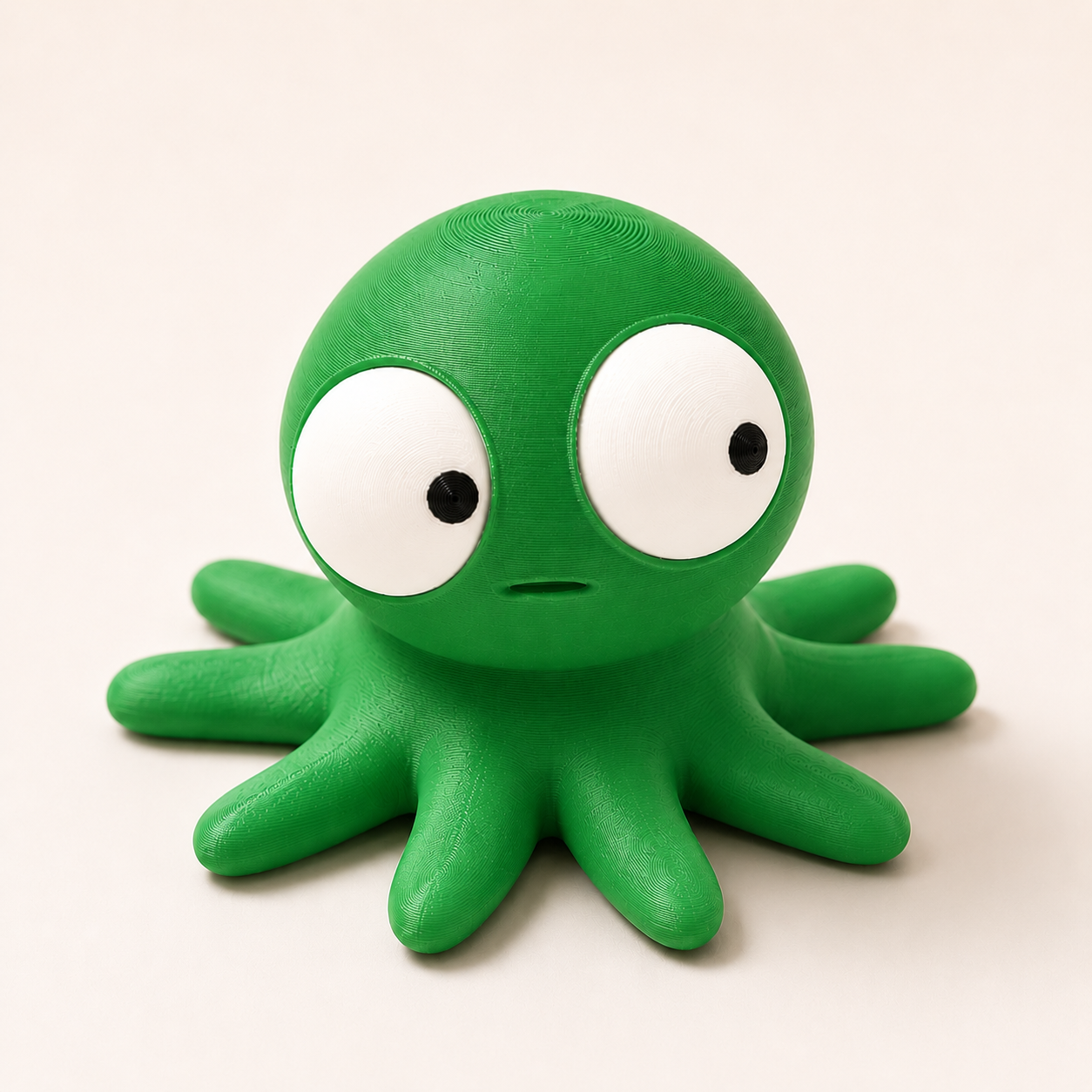 Goofy Oktopus | Süße 3D-gedruckte Sammelfigur – VantaVice
