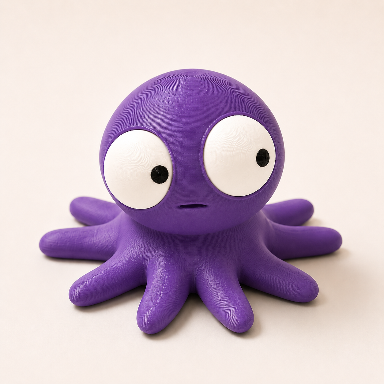 Goofy Oktopus | Süße 3D-gedruckte Sammelfigur – VantaVice