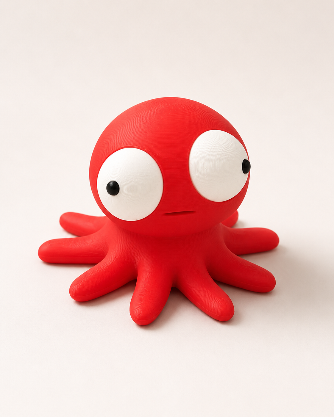 Goofy Oktopus | Süße 3D-gedruckte Sammelfigur – VantaVice