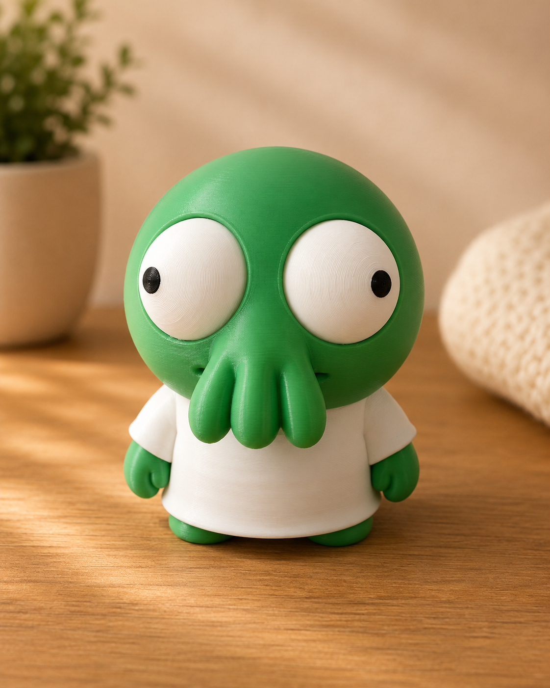 Goofy Tintenfisch | Süße 3D-gedruckte Sammelfigur – VantaVice